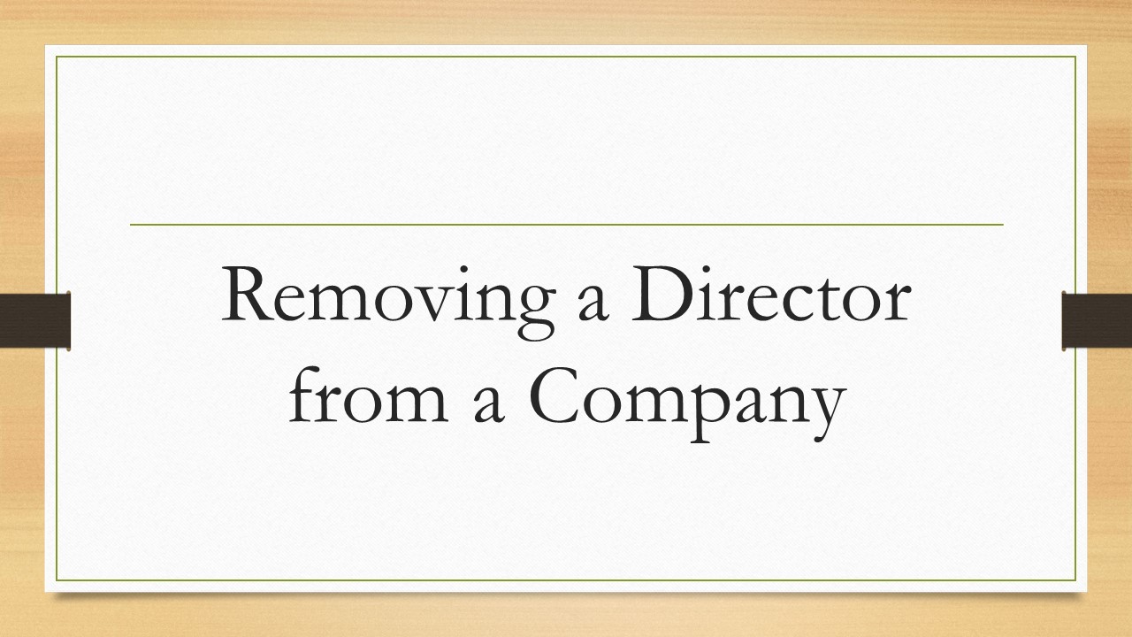 Removing A Director From a Company - CAC Annual Returns